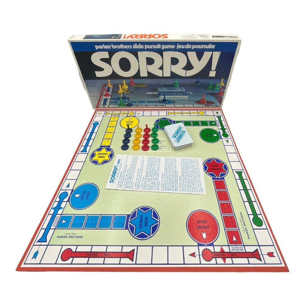 Vintage Original Sorry!‎ 1972 Board Game Parker Brothers